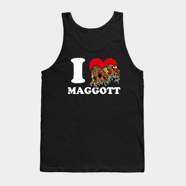 I Heart Maggott Tank Top by dumb stuff, fun stuff